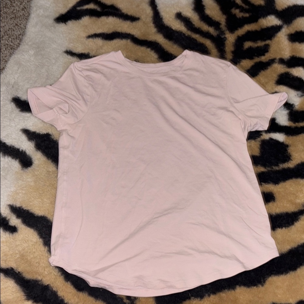 Lululemon Athletica Pink Relaxed Short Sleeve Tee